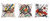Set de 3 housses de coussin avec motifs de l'artiste