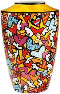 Vase en porcelaine "All We Need Is Love" (grande version, hauteur 41 cm)