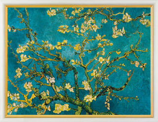 Picture "Almond Blossom" (1890), framed by Vincent van Gogh