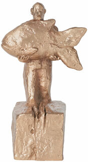 Sculpture "The Great Hope" (2022), polished bronze version