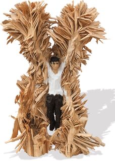 Sculpture "Sans titre" (2024) (Pièce unique), bois