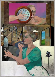 Bild "Echo" (2026) (Original / Unikat), gerahmt