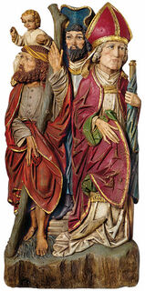 Early Renaissance Relief of the Holy Helpers