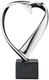 Sculpture "Sweetheart" (2022), cast version, metallic silver by Pierre-Paul Maillé