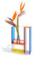 Vase "Neon Mondrian" - MoMA Kollektion von Piet Mondrian
