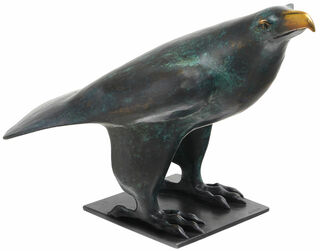 Sculpture "Ecological Eagle", bronze reduction