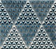 Designový nástěnný objekt "GIS-8 Topography blue-phtalo" (2024) od Sebastian Welzel