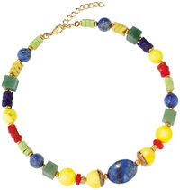 Collier "Blauer Reiter" mit zentralem Lapislazuli