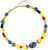 Necklace "Blue Rider" with central lapis lazuli