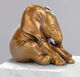Skulptur "Little Elephant", Version in Bronze von Jagna Weber