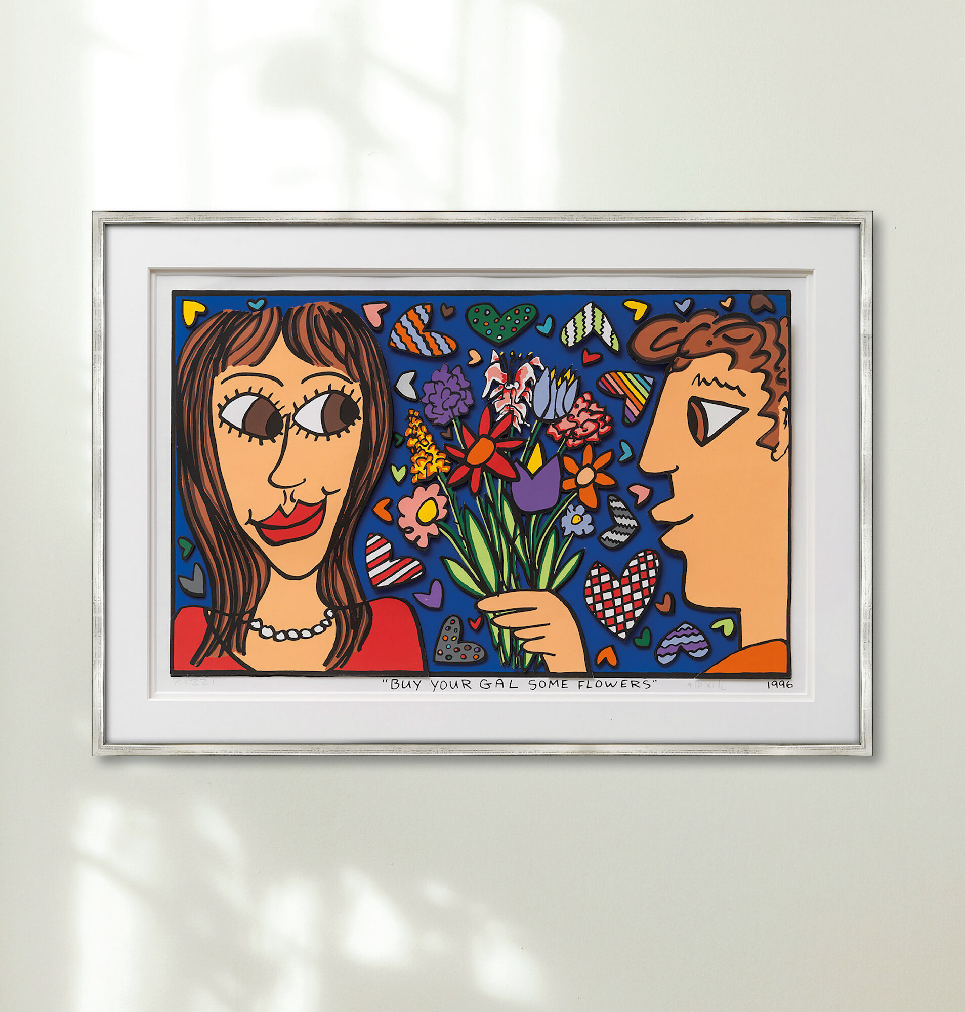 Tableau "Buy your Gal some Flowers" (1996) von James Rizzi