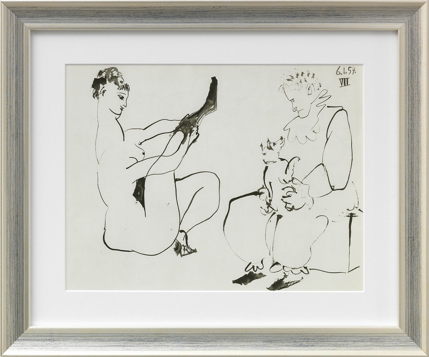 Picture "Untitled" (1953), framed by Pablo Picasso