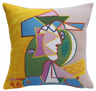 Kissenhülle "Frau mit Hut" (1934) von Pablo Picasso