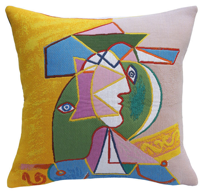 Housse de coussin "Femme au chapeau" (1934) de Pablo Picasso