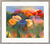 Tableau « Coquelicots dans un champ de fleurs » (Originale / Pièce unique), encadré