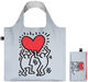 Bolso de asa corta "Dancing Heart" de Keith Haring