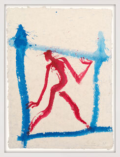 Picture "... Jumping in a Triangle VIII." (1998) (Unique piece)