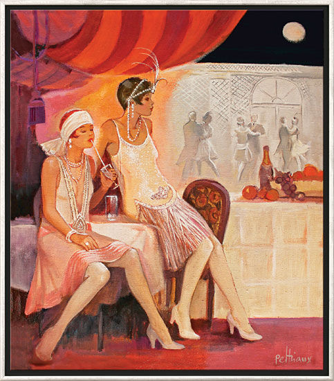 Cuadro "Au Claire de la Lune No. 81", enmarcado de Bernard Peltriaux