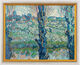 Bild "Utsikt över Arles" (1889), inramad av Vincent van Gogh