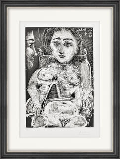 Beeld "Portret van Jacqueline met fauteuil" (1966) von Pablo Picasso