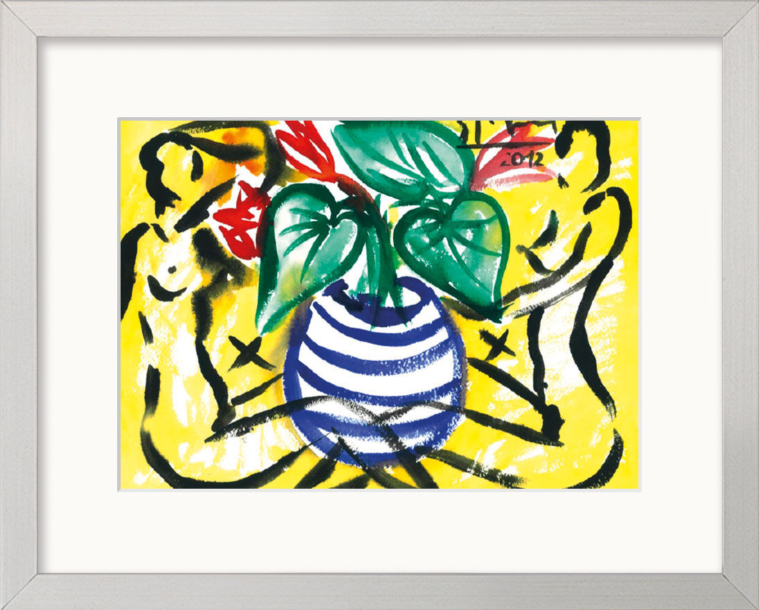 Bild "Utan titel" (2012) (Original / Unikt verk), inramad av Stefan Szczesny