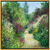 Tableau "Giverny - Le Jardin de Pascale à Grimaud", encadré