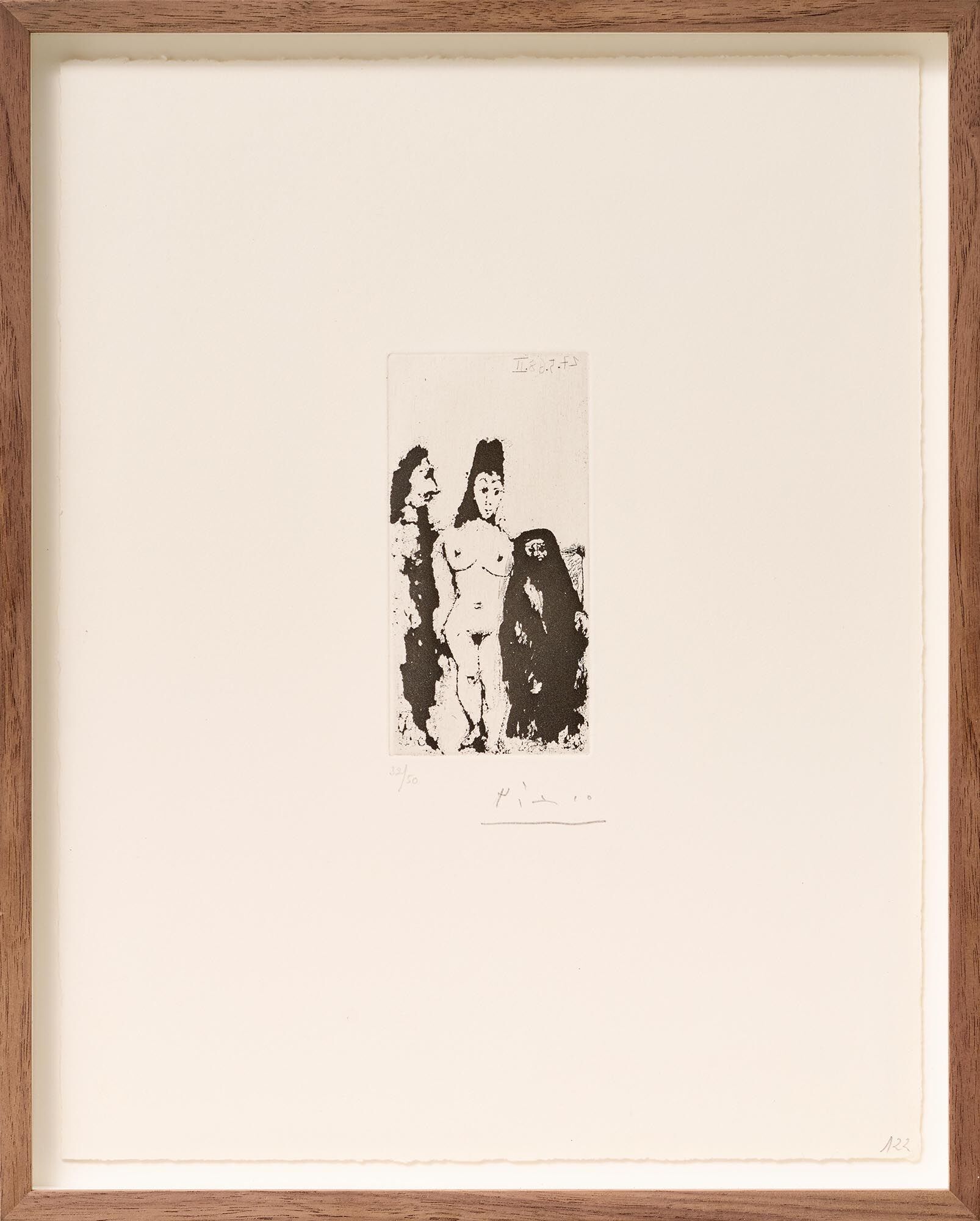 Billede "Prostitueret, nøgen og mand" (1968) af Pablo Picasso