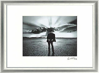 Picture "Pale Rider", framed