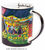 Magic mug "Yellow last will", porcelain