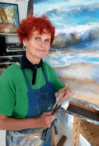Portrait of the artist Monika Sieveking
