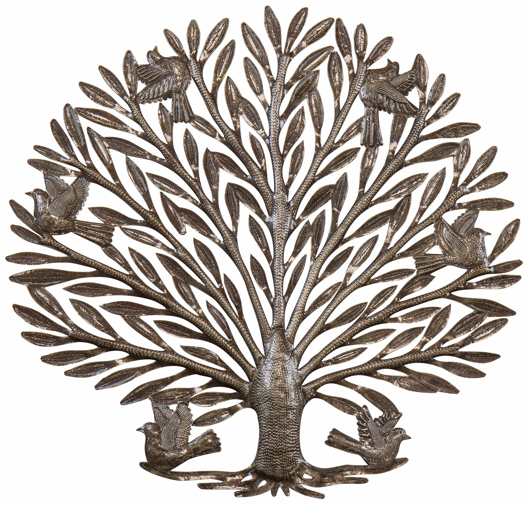 Wall object "Le Jardin", iron by Rony