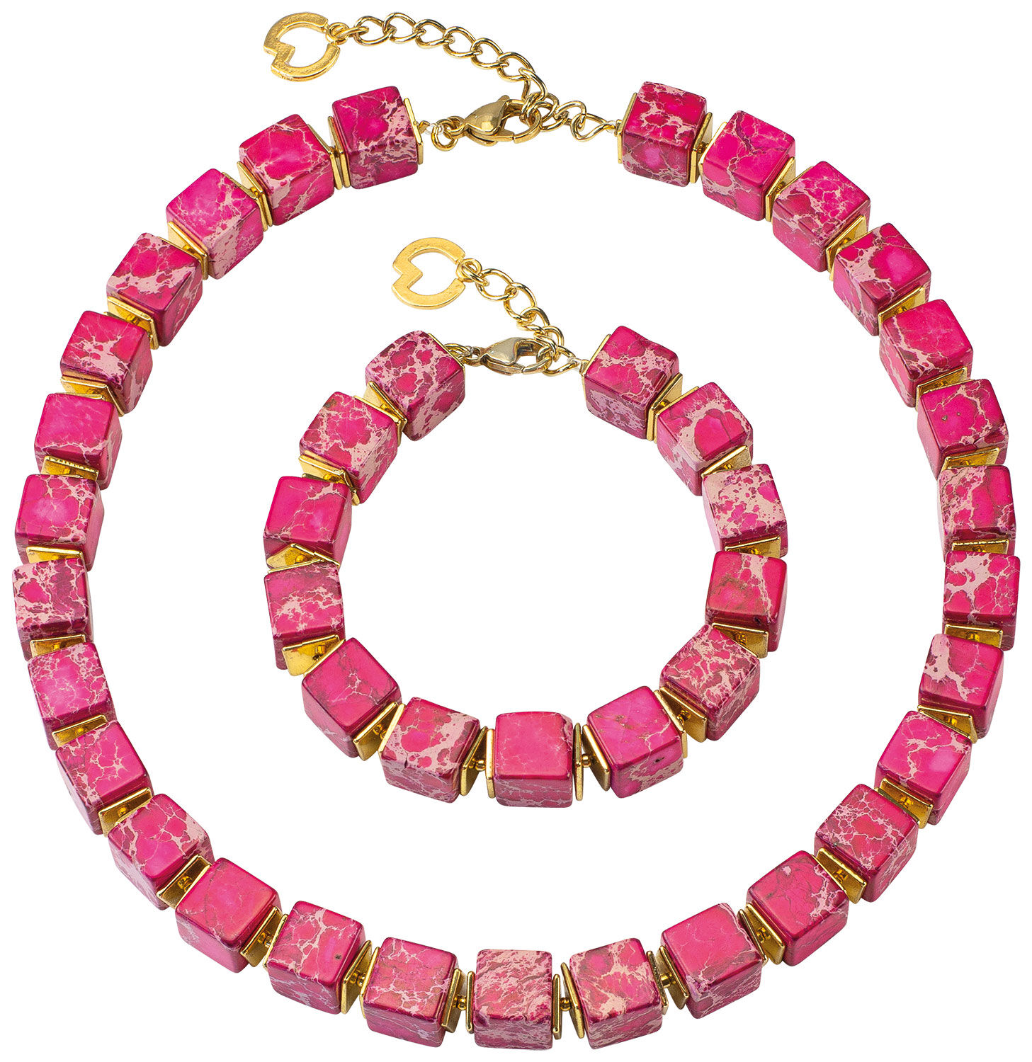 Sieraden set "Happy Pink" van Petra Waszak