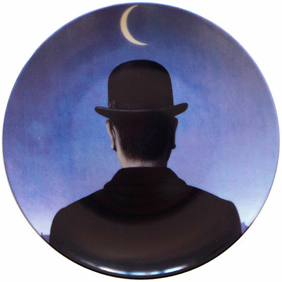 Porcelænstallerken "Le Maître d'Ecole" von René Magritte