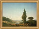 Tableau "L'été (paysage avec amants)", encadré de Caspar David Friedrich