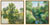2 Bilder "Giverny" + "Juin à Giverny" im Set, Version goldfarben gerahmt