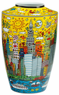 Porcelain vase "My New York City Sunset"
