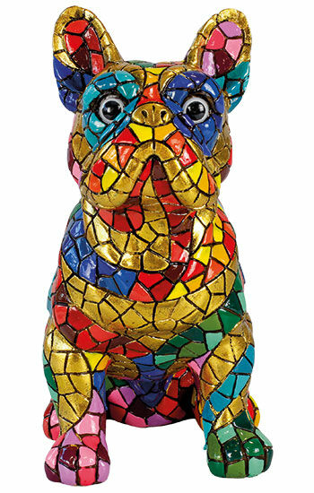 Mosaikfigur "Bulldogge"