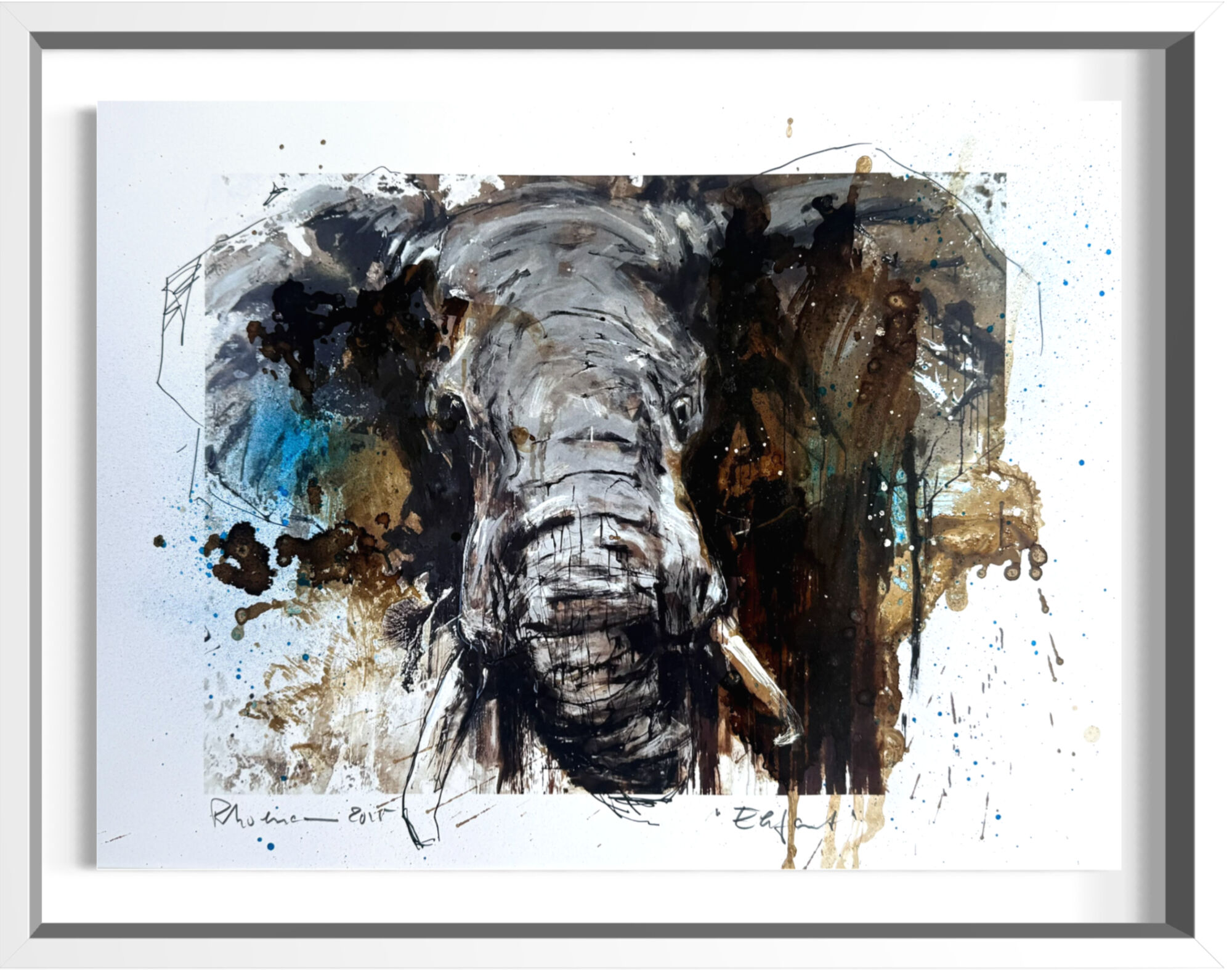 Billede "Elephant_3.6" (2025) (Unikt værk) af Ralf Koenemann