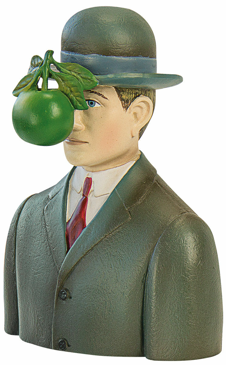 Skulptur "Der Sohn des Mannes", Kunstguss von René Magritte