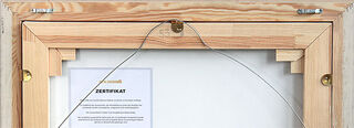 Schilderij "Wijngaarden bij Auvers" (1890), ingelijst van Vincent van Gogh