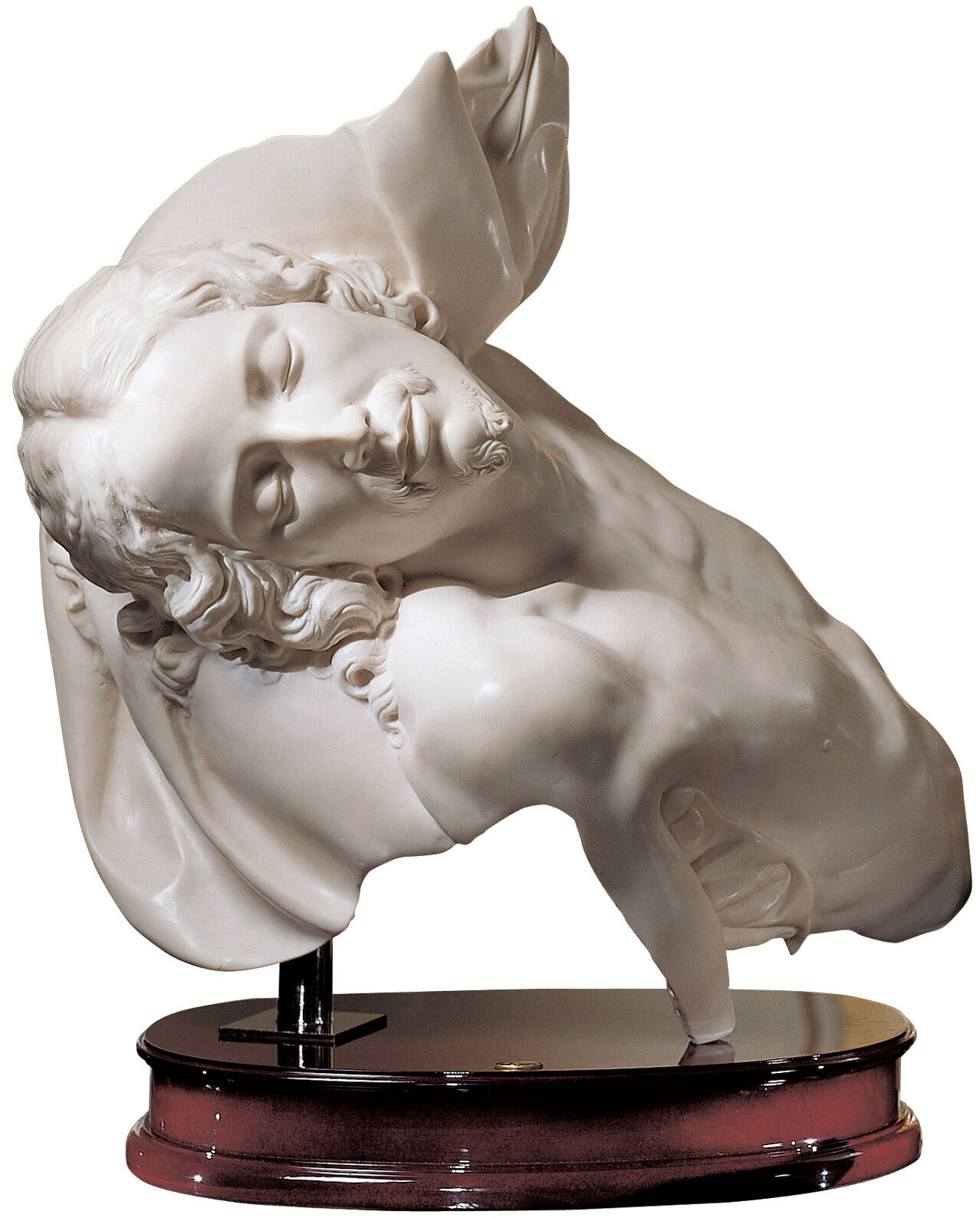 "Le buste de Jésus", marbre artificiel sur bois von Ado Santini