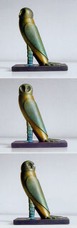 Sculpture "Little Owl", bronze by Paul Wunderlich