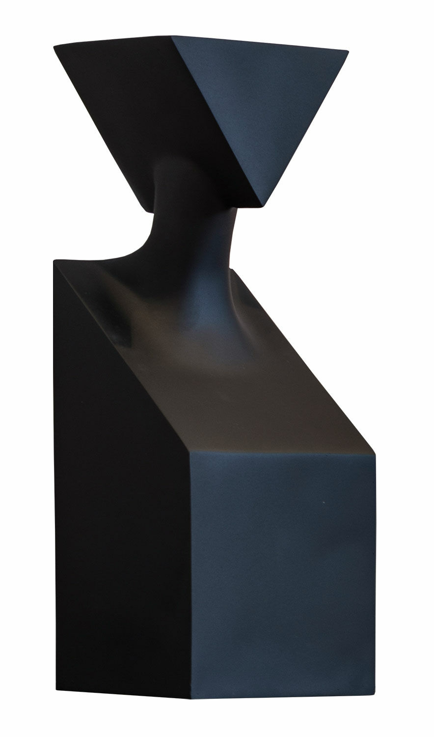 Sculptuur "De Muzen Thalia", zwartgegoten versie von Renaat Ramon