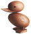 Wooden figure "Duckling" - Design Hans Bolling