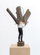 Scultura "Senza titolo" (2021), legno di Edvardas Racevicius