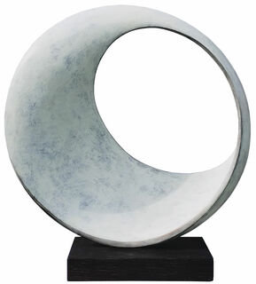Sculpture "Little Moon" (2023), bronze by Yves Rasch