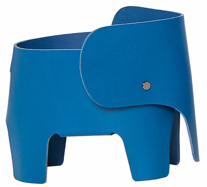 Wireless LED decorative lamp "ELEPHANT LAMP Blue", dimmable - Design Marc Venot by EO Denmark