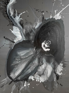 Bild "black heart" (2022) (Unikat)