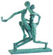 Skulptur "Gleichklang" (2021), Bronze von Helge Leiberg