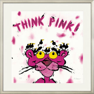 Bild "Think Pink!", gerahmt